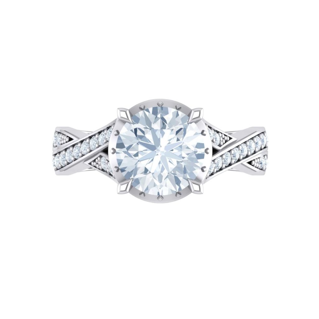 Herald Round Brilliant Diamond Engagement Ring - Alice Herald Diamond ...