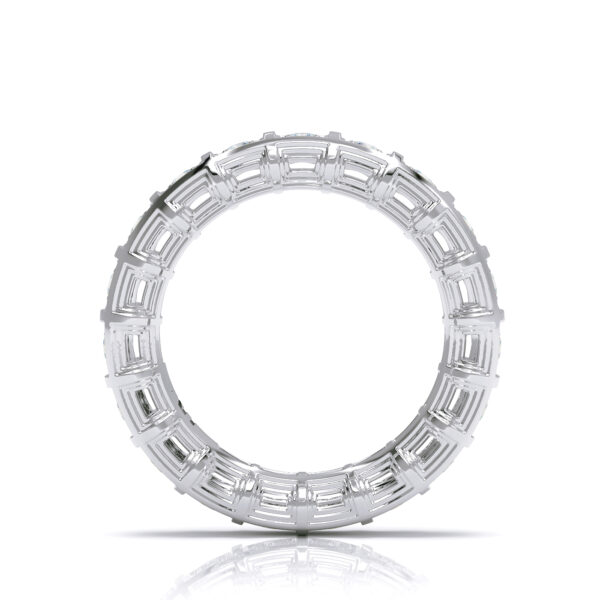 Luxury diamond 18kt white gold stacking eternity ring