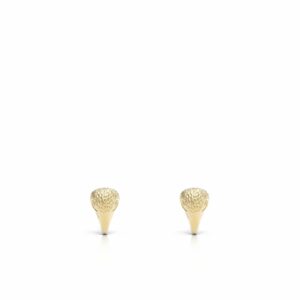 gold eagle stud earring 18kt yellow